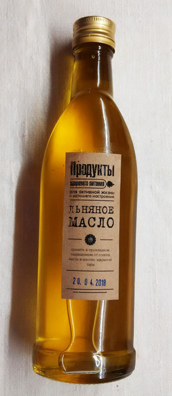 Льняное масло. 100% холодного отжима Льняное масло. 100% холодного отжима