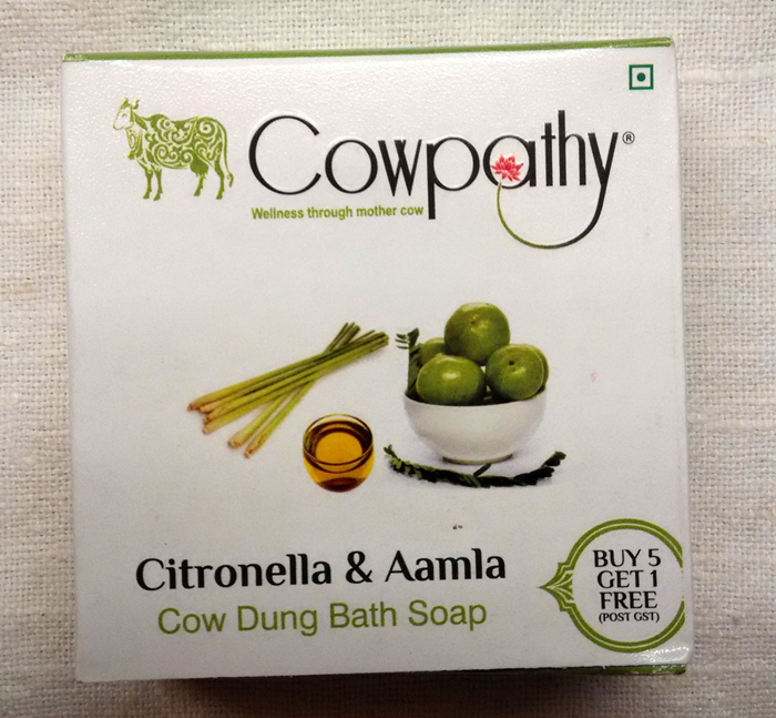 Аюрведическое мыло Cowpathy самлой и маслом цитронеллы Аюрведическое мыло Cowpathy самлой и маслом цитронеллы