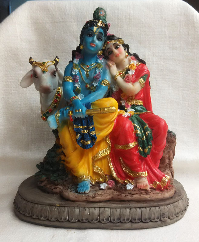 Радха-Кришна статуэтка