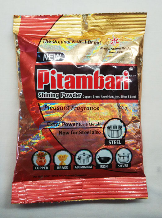 Pitambari. Порошок для чистки параферналий и металлических изделий