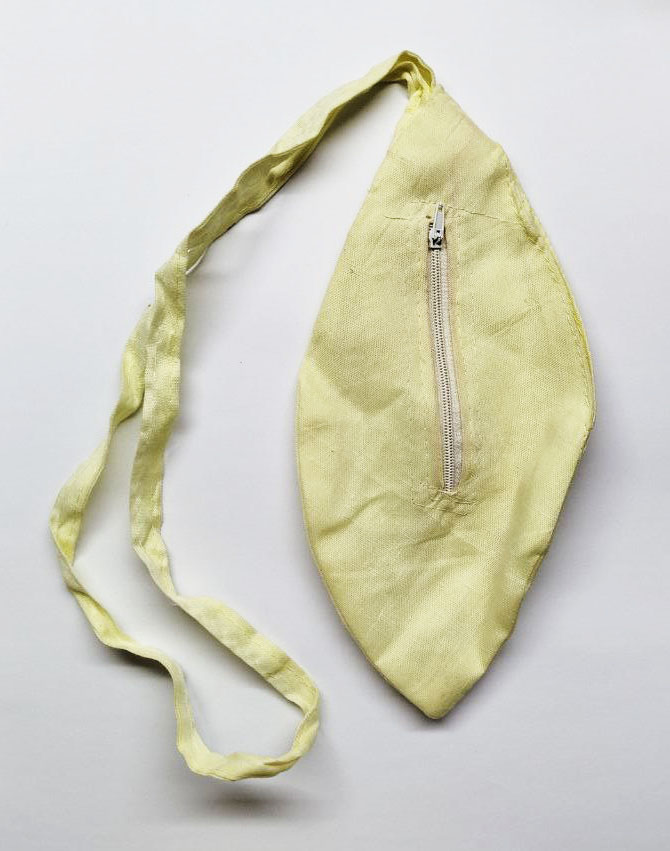 Мішечoк для чоток світло-жовтий