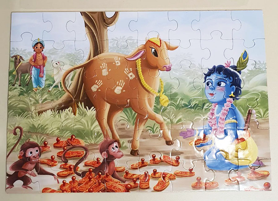 Пазли за мотивом книги Гопал-пастушок