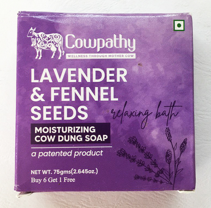 мило Cowpathy. Lavender & Fennel seeds