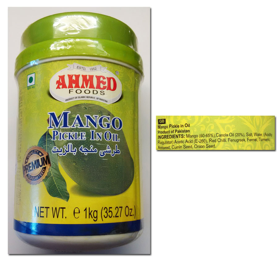 Mango pickle Ahmed Foods